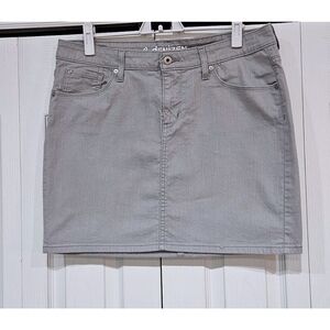 LEVI'S DENIZEN Gray Wash Denim Skirt Size 16